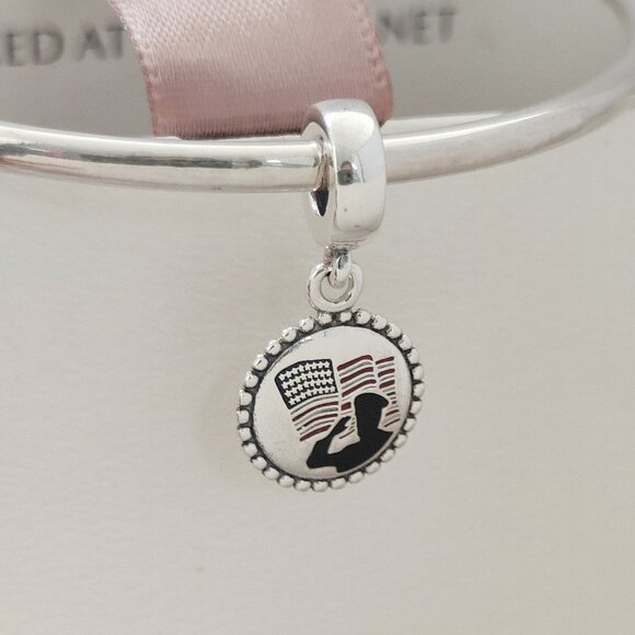 Pandora American Police Exclusive Dangle Charm with box - Picture 1 of 6